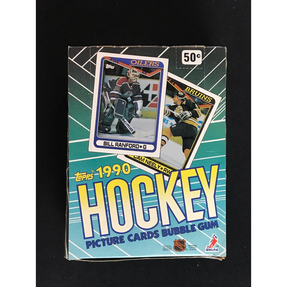 1990 Topps Hockey Full Wax Box (1 of 2)