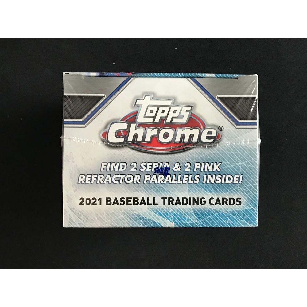 2021 Topps Chrome Sealed Blaster Box (1 of 2)