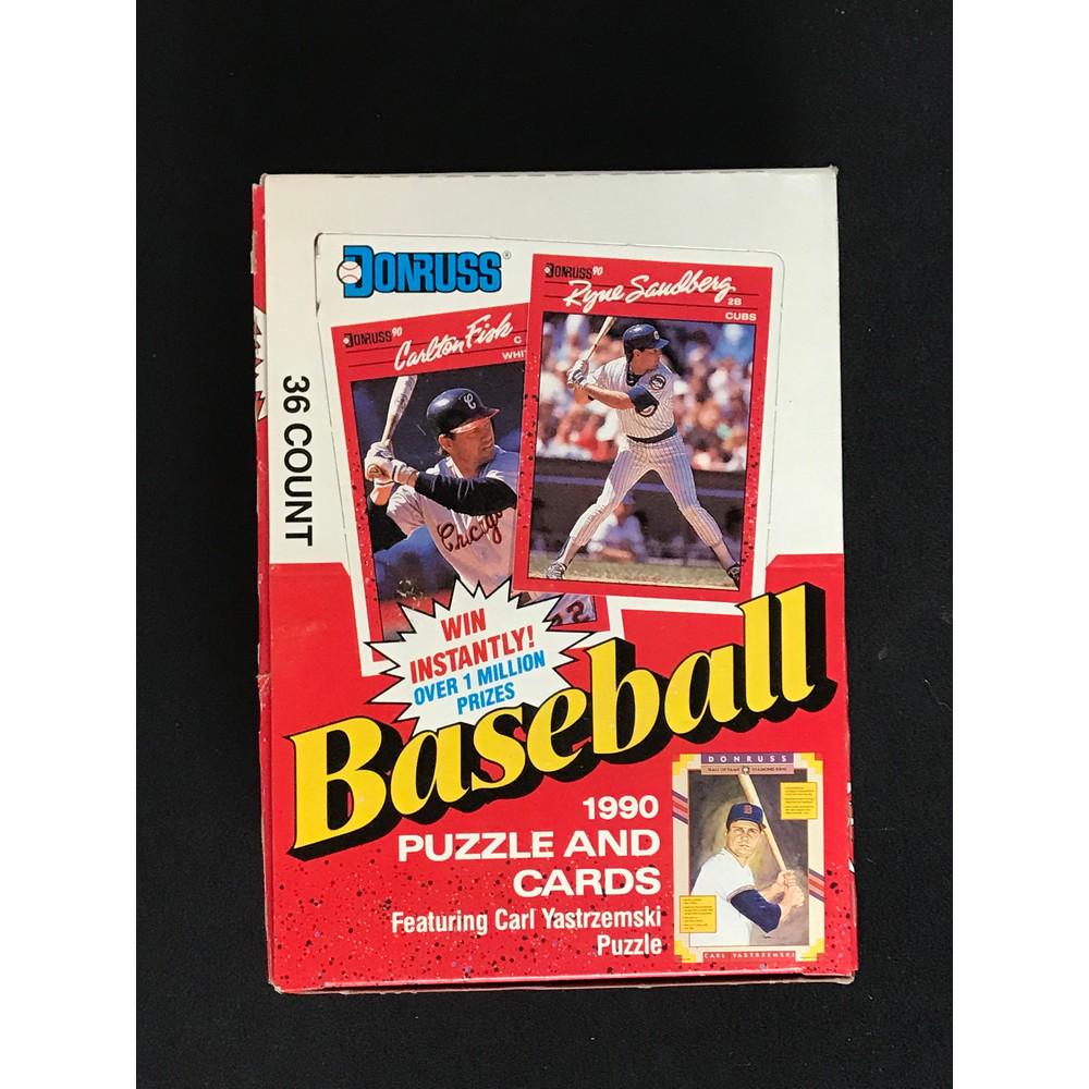 1990 Donruss Baseball Full Wax Box (1 of 2)
