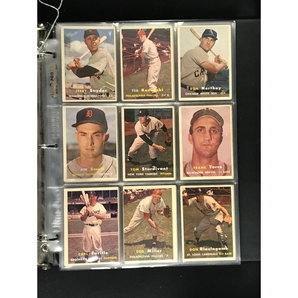 140 Different 1957 Topps Baseball Starter Set (1 of 6)