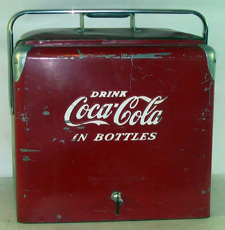 Drink Coca-Cola Carrier Cooler in Original Paint: Drink Coca-Cola Carrier Cooler in Original Paint