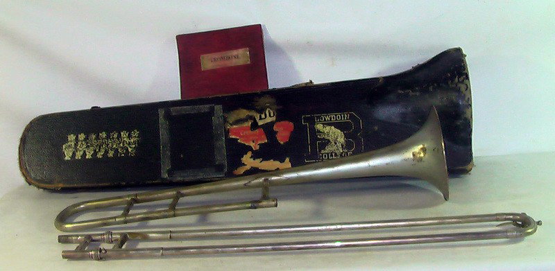 Trombone Grand Rapids Michigan Band Inst. Company : Trombone Grand Rapids Michigan Band Inst. Company in Original Case As Found Condition