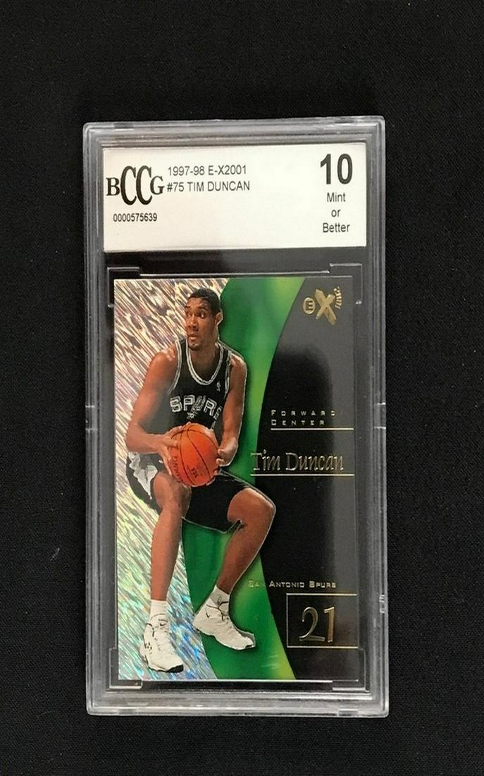1997-98 Ex2001 Tim Duncan Rookie Bccg 10 (1 of 2)