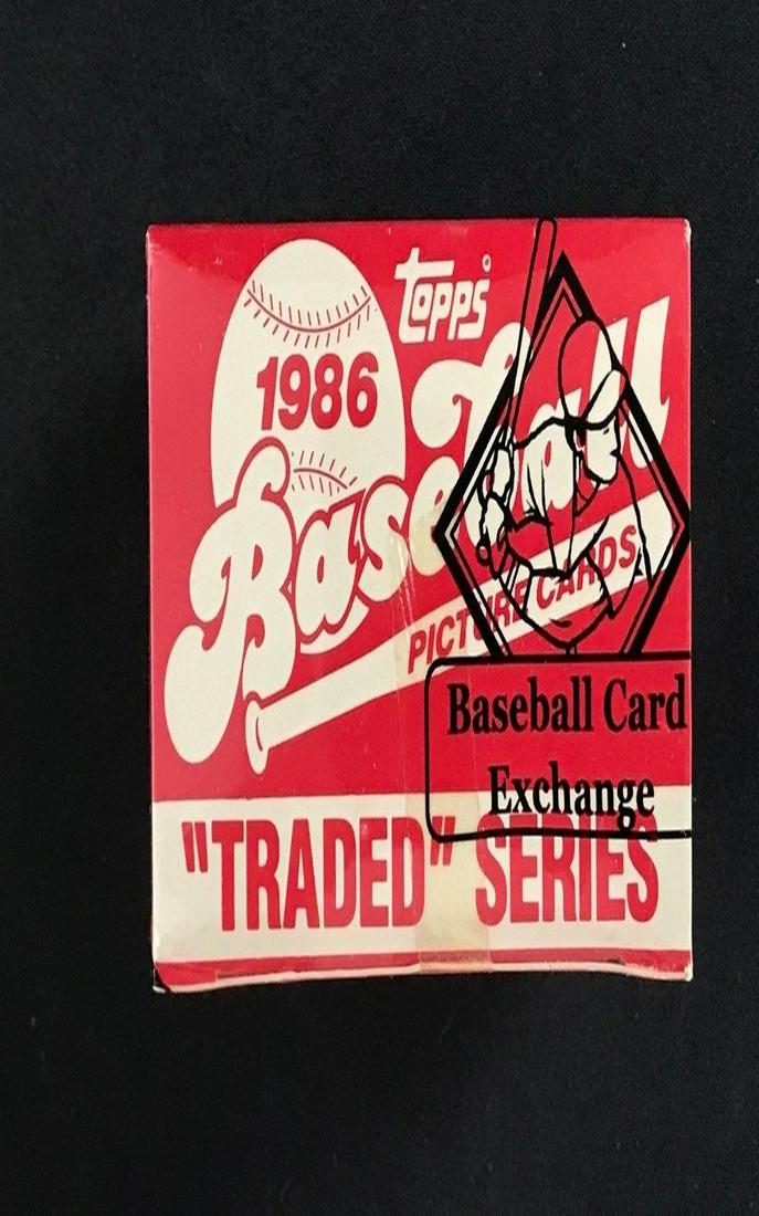 1986 Topps Baseball Traded Set Bbce Sealed (1 of 2)