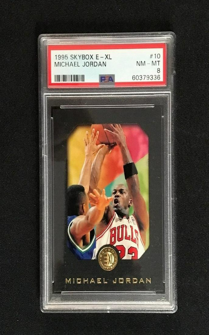 1995 Skybox E-xl Michael Jordan Psa 8 (1 of 2)