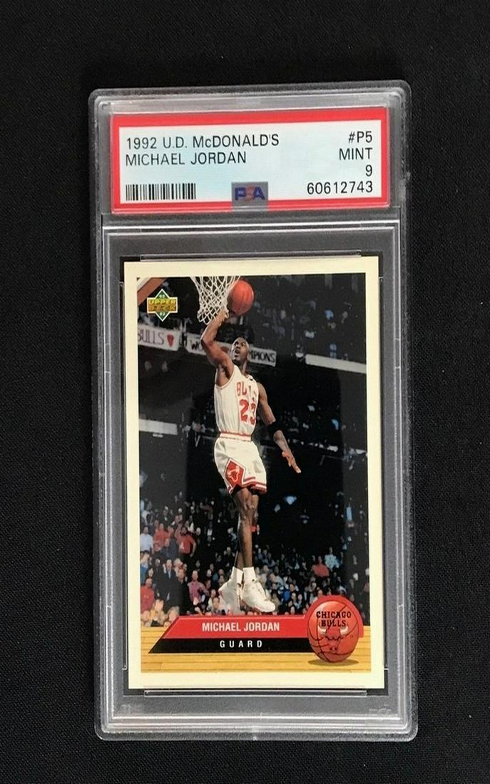 1992 Ud Mcdonald's Michael Jordan Psa 9 (1 of 2)