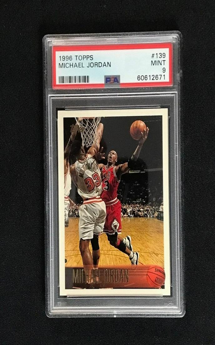 1996 Topps Michael Jordan Psa 9 (1 of 2)
