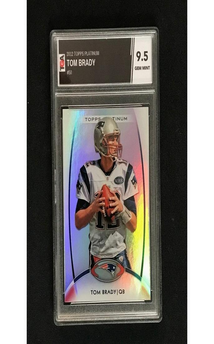 2012 Topps Platinum Tom Brady Tga 9.5 (1 of 2)