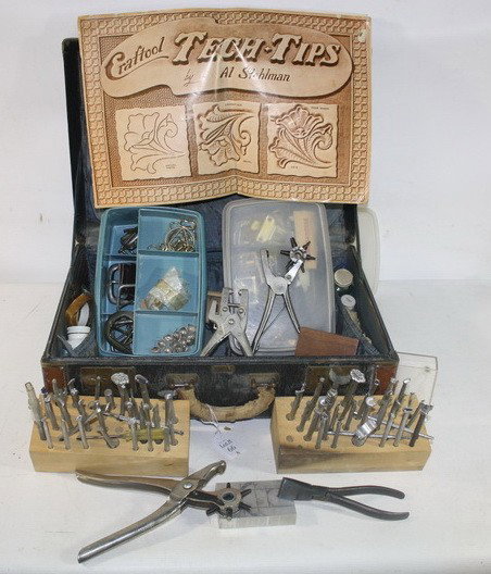 Leather working kit with tools and more: Leather working kit with tools and more