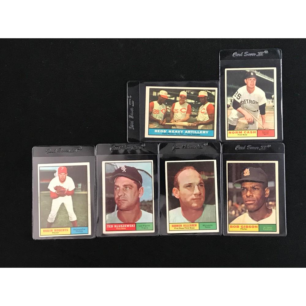 6 1961 Topps Baseball Stars/hof (1 of 2)