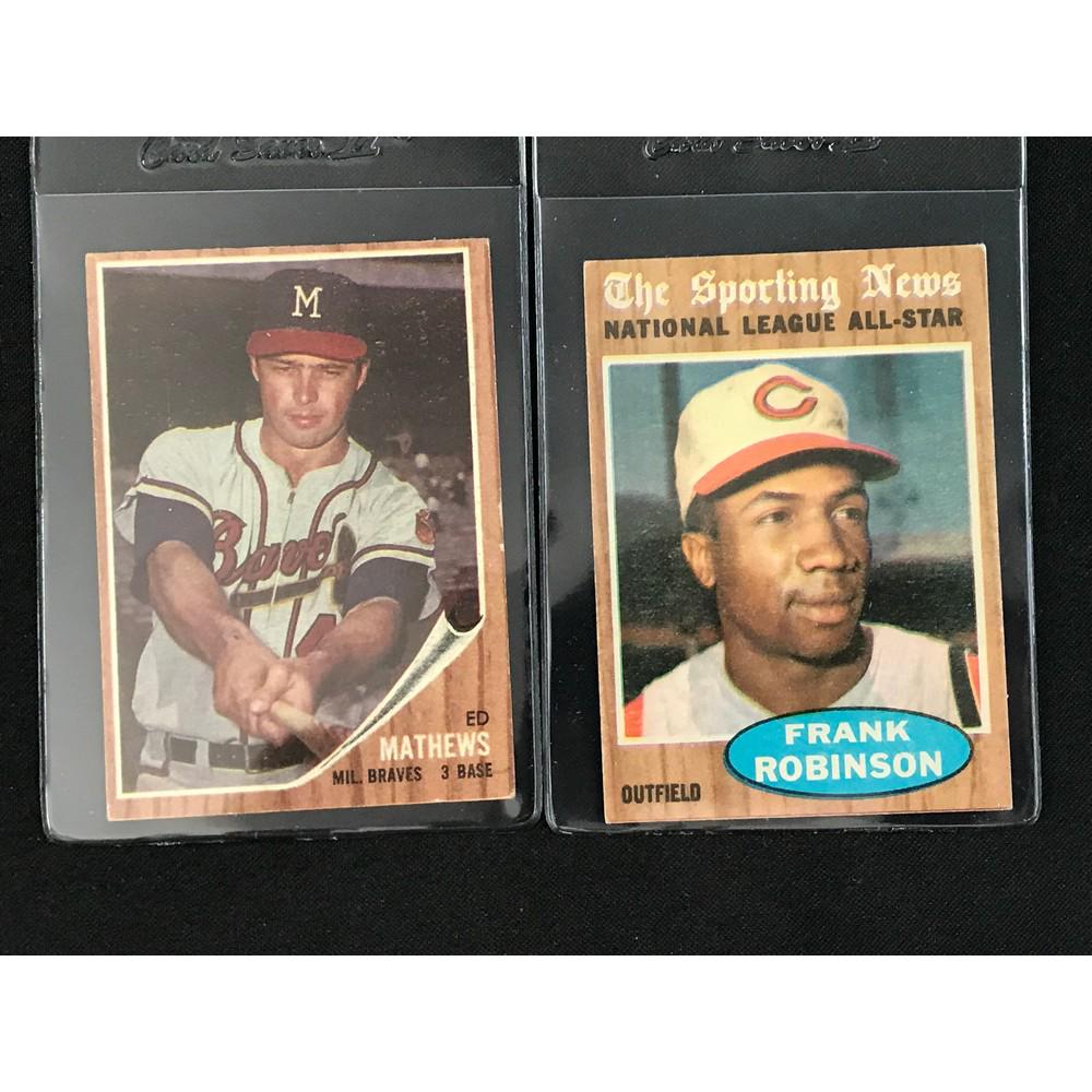 Two 1962 Topps Baseball Hof (1 of 2)