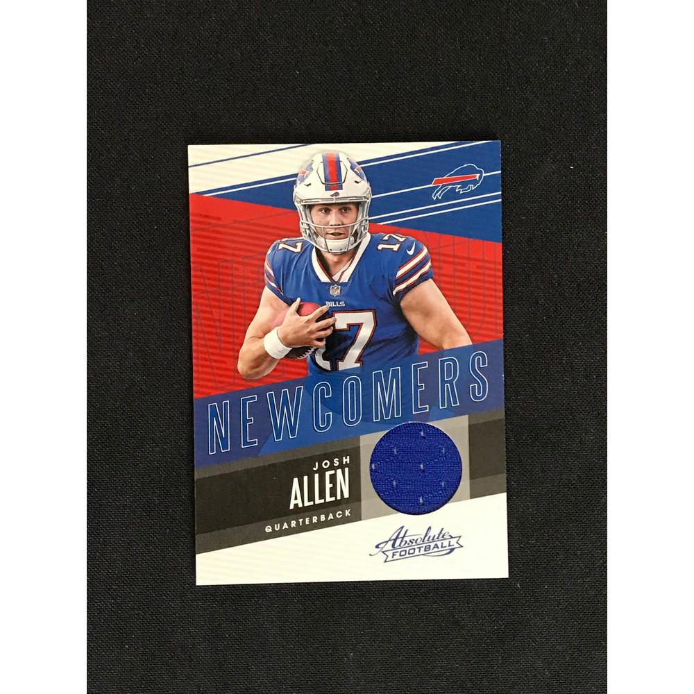 2018 Absolute Josh Allen Rookie Jersey Card (1 of 2)