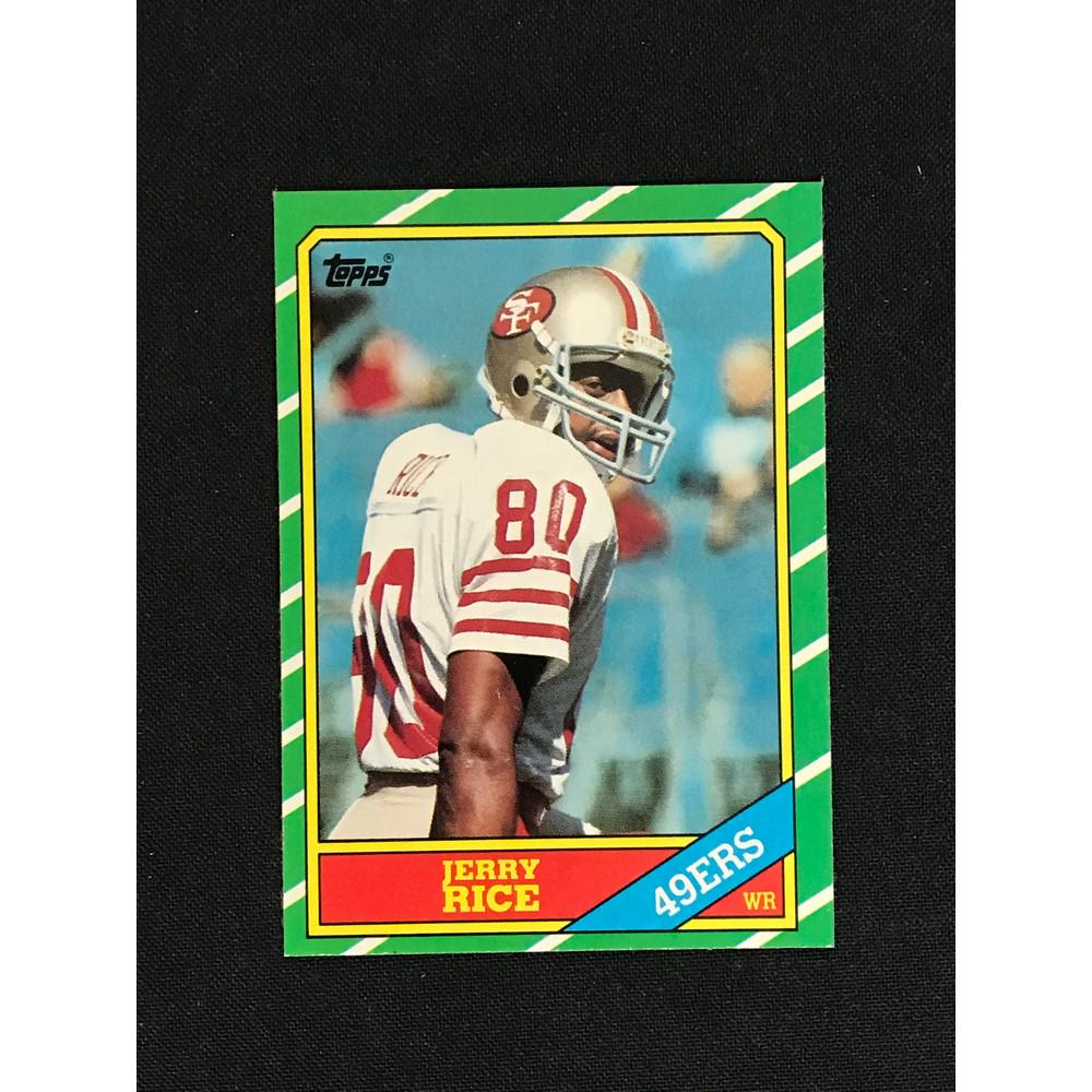 1986 Topps Jerry Rice Rookie Mint (1 of 2)