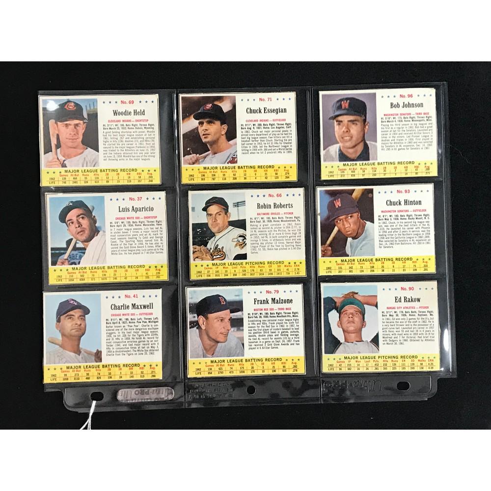 9 Vintage Post Cereal Baseball Cards (1 of 2)