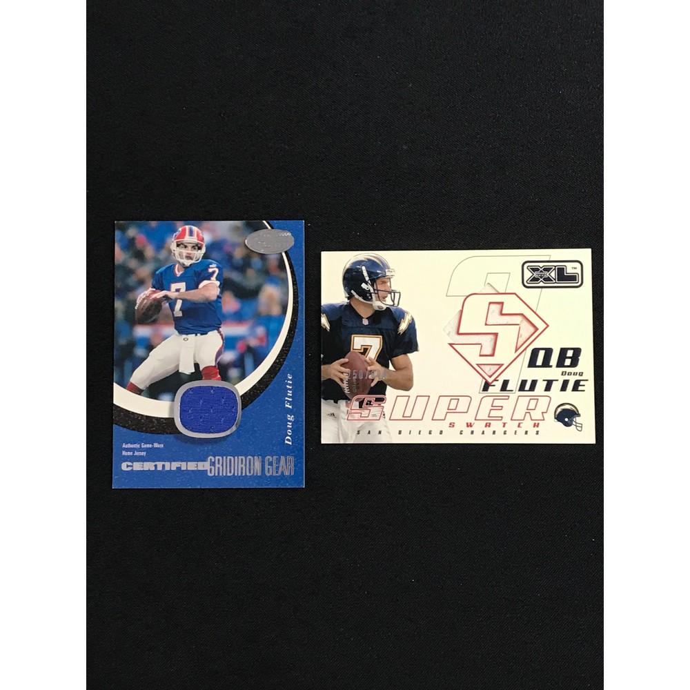 Two Doug Flutie Game Used Jersey Cards (1 of 2)