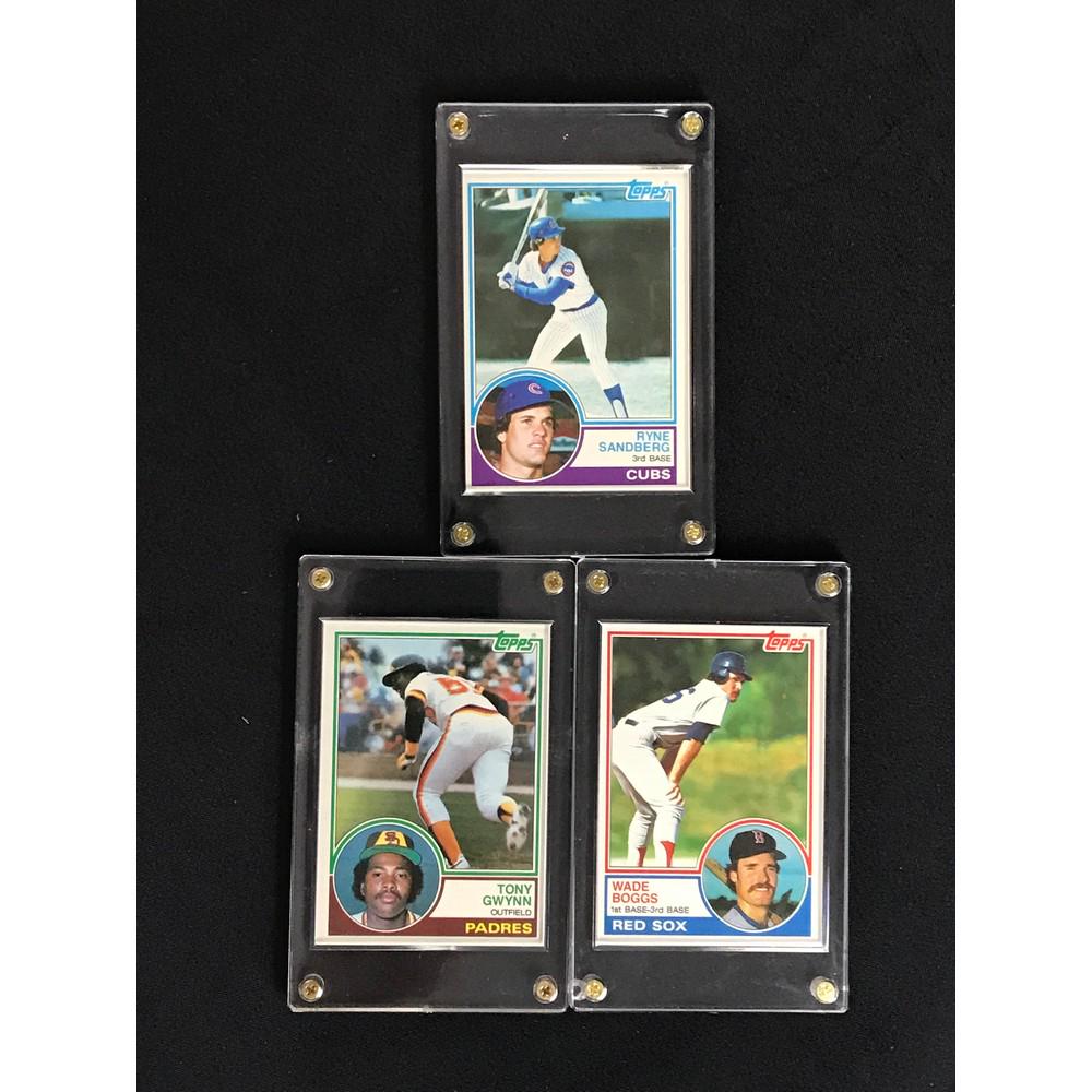 Three 1983 Topps Baseball Hof (1 of 2)
