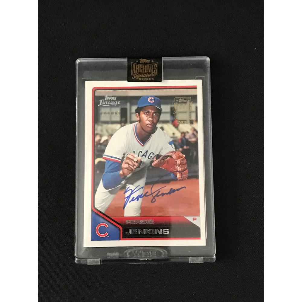2011 Topps Archives Ferguson Jenkins Auto 4/38 (1 of 2)