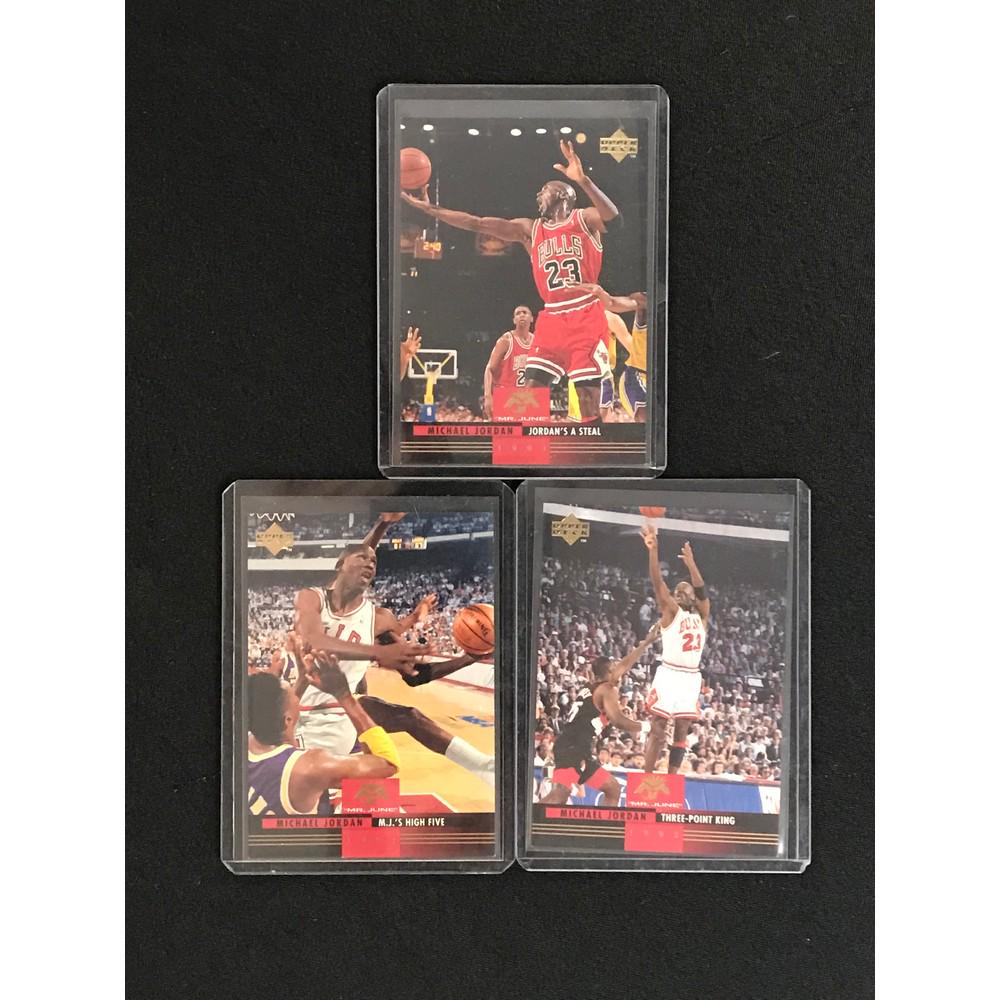Three 1993 Ud Michael Jordan Cards (1 of 2)
