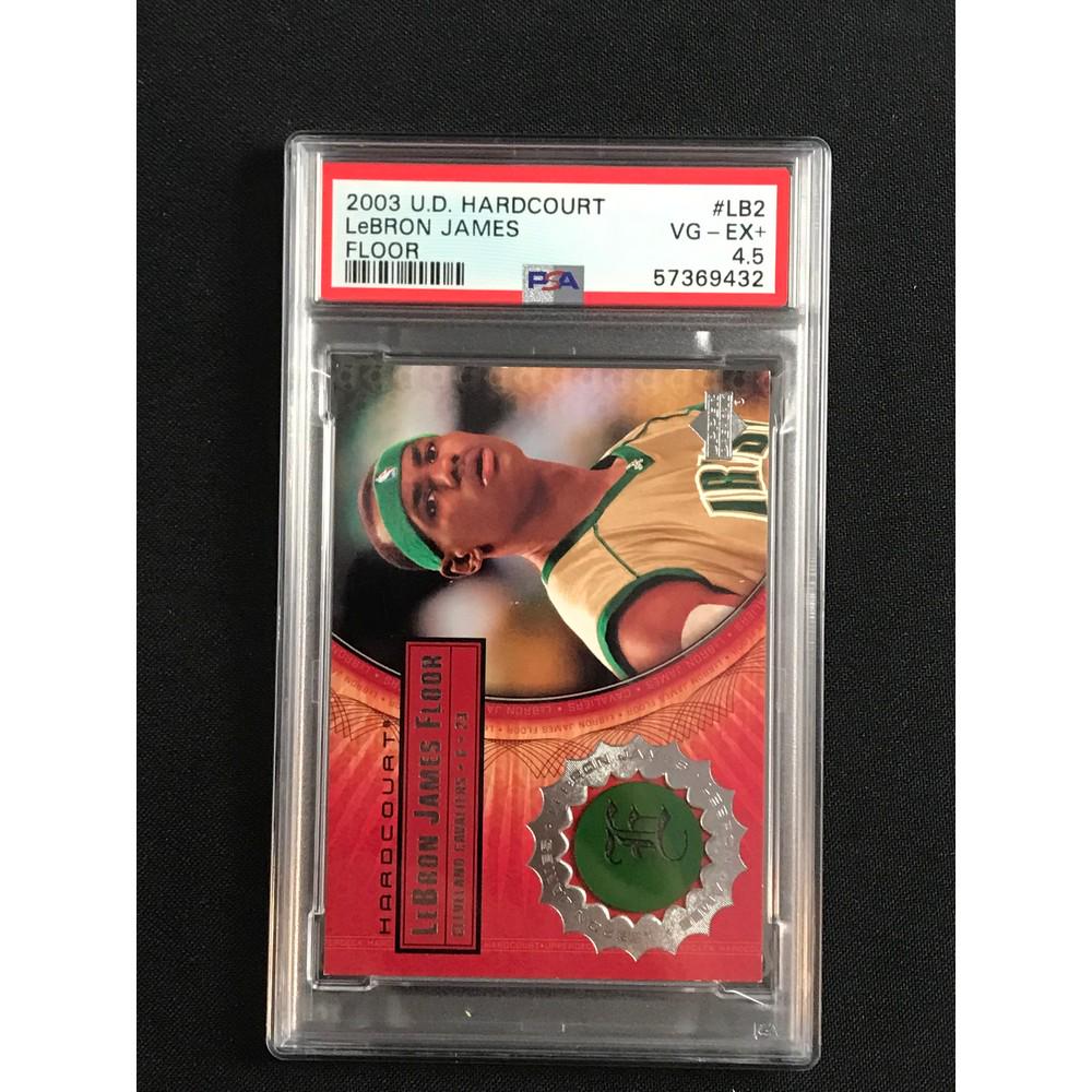 2003 Ud Hardcourt Lebron James Rc Psa 4.5 (1 of 2)