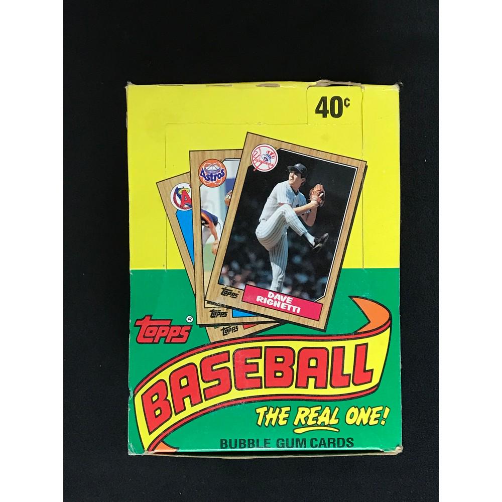 1987 Topps Baseball Full Wax Box (1 of 2)