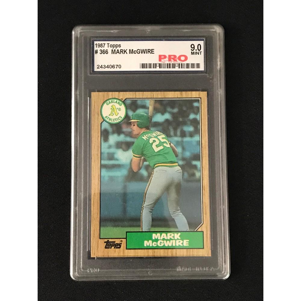 1987 Topps Mark Mcgwire Rc Graded 9 (1 of 2)