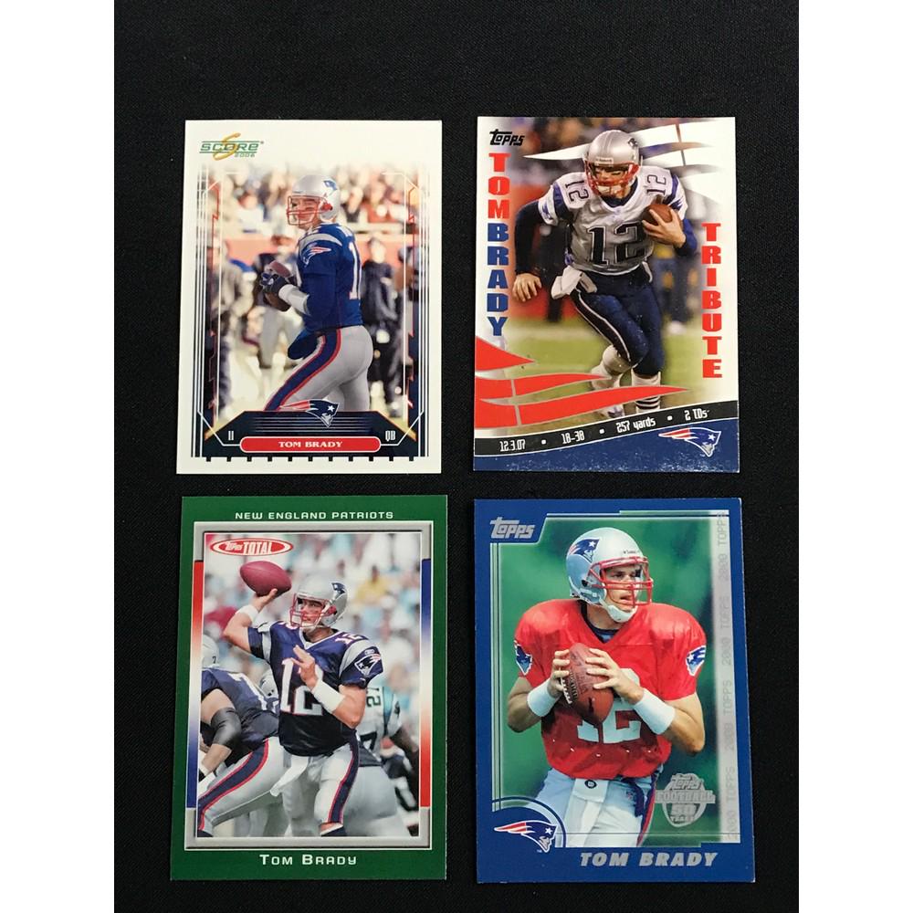 5 Early Tom Brady Cards 2006-08 (1 of 2)