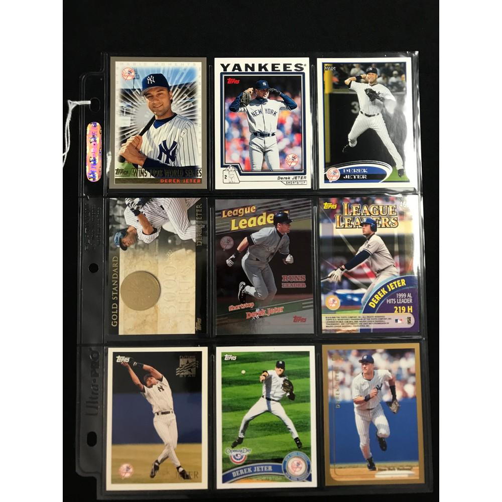 9 Derek Jeter Cards With Inserts (1 of 2)