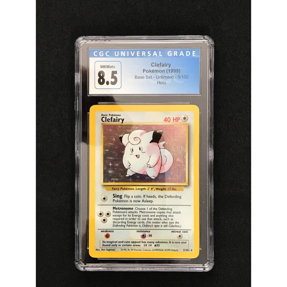 1999 Pokemon Clefairy Holo Cgc 8.5 (1 of 2)