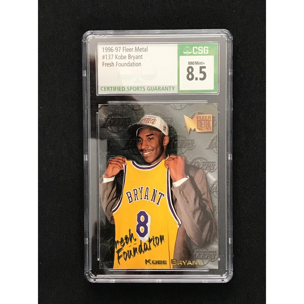1996-97 Fleer Metal Kobe Bryant Csg 8.5 (1 of 2)