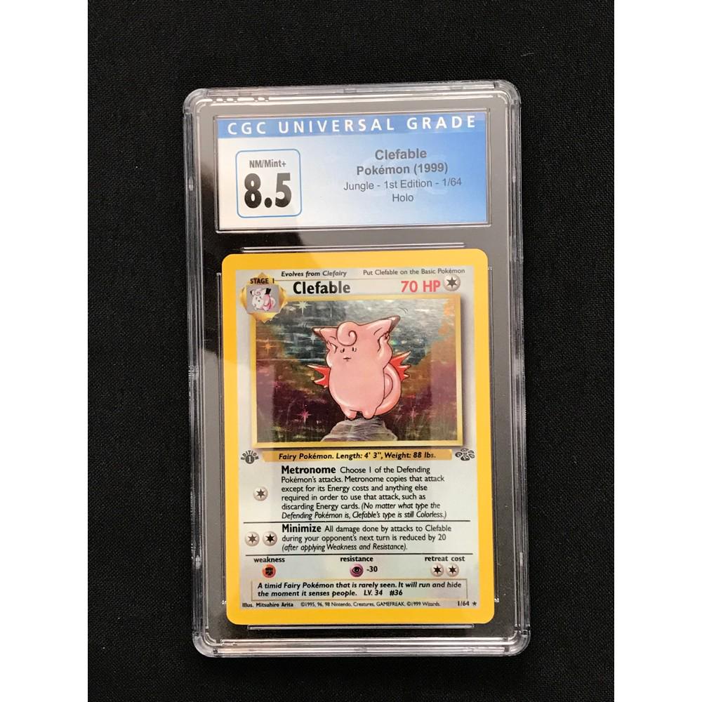 1999 Pokemon Clefable Jungle Holo  Cgc 8.5 (1 of 2)