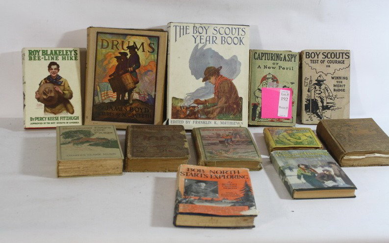 Book Lot, Boyscout yearbook 1920's Drums By James : Book Lot, Boyscout yearbook 1920's Drums By James Boy, illustrated by Wyeth, other books