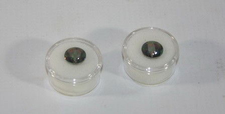 2 x 8 ct. Mystic Topaz (Round Cut): 2 x 8 ct. Mystic Topaz (Round Cut)