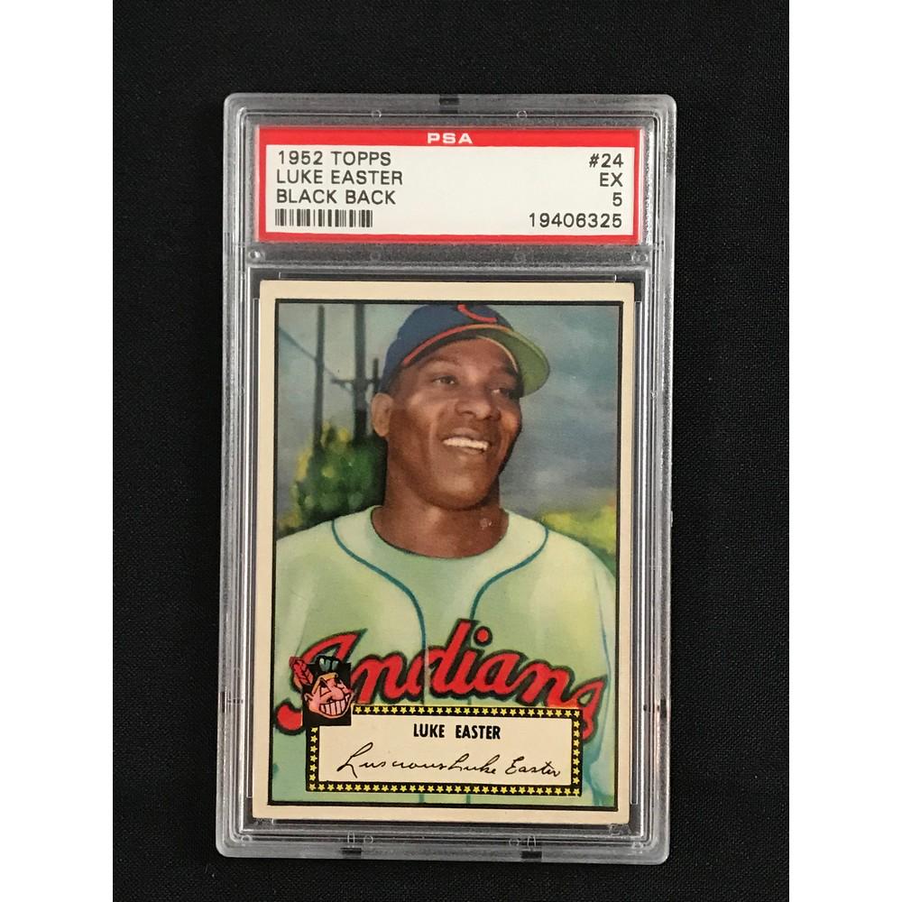 1952 Topps Luke Easter Black Back Psa 5 (1 of 2)