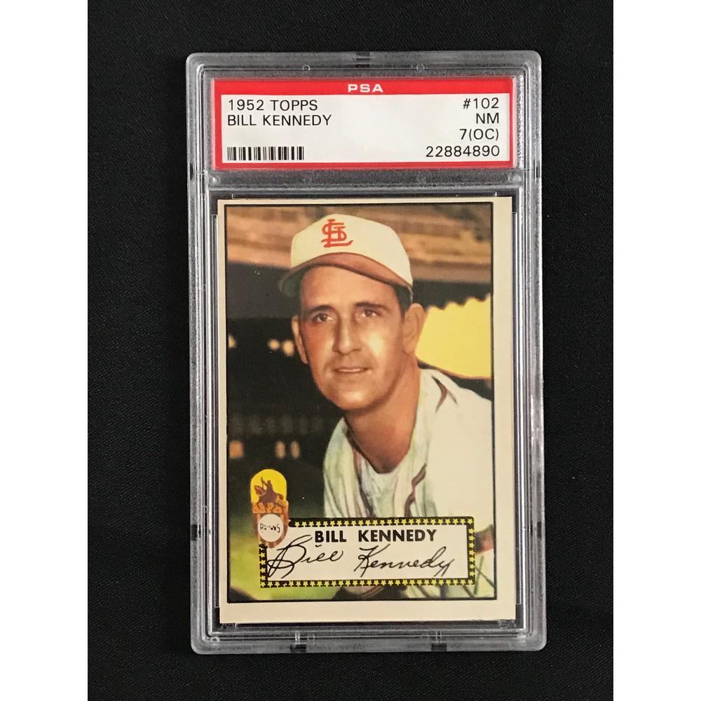 1952 Topps Bill Kennedy Psa 7 Oc (1 of 2)