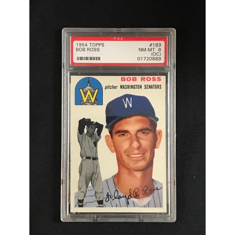 1954 Topps Bob Ross Psa 8 Oc: 1954 Topps Bob Ross Psa 8 Oc