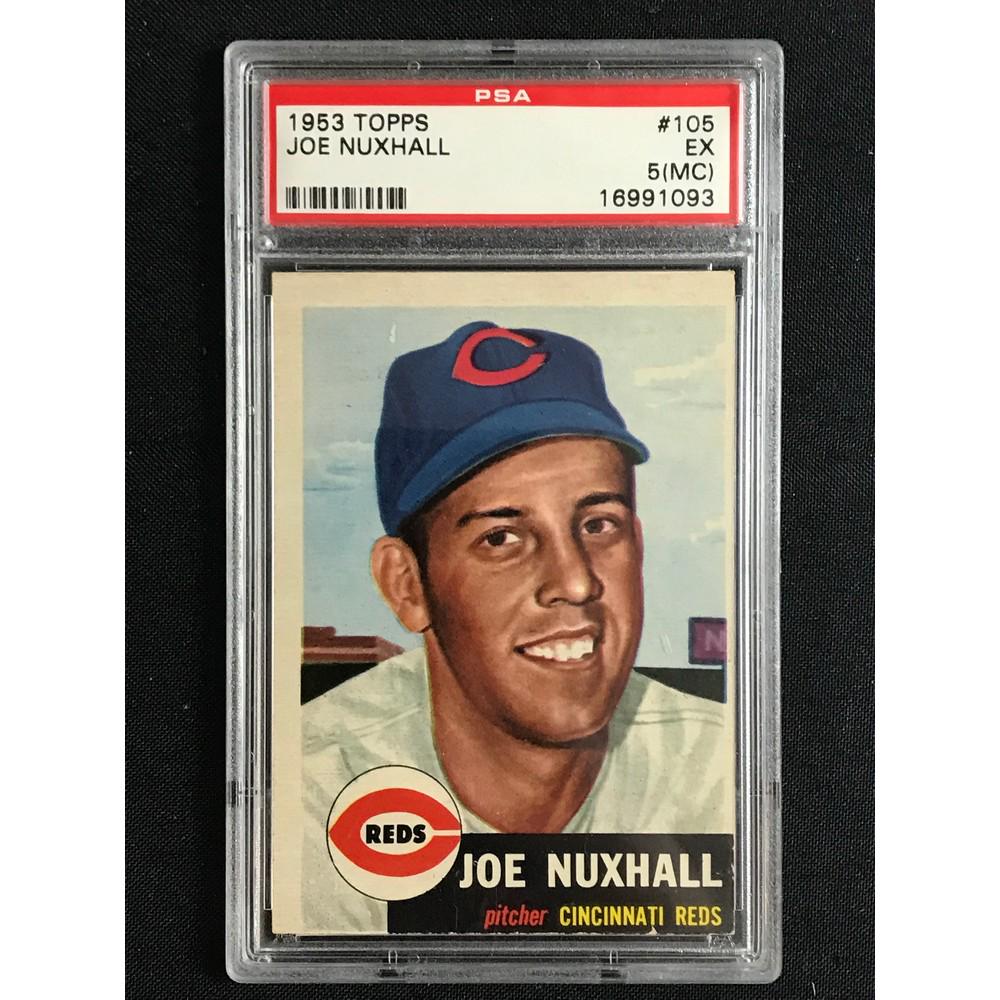 1953 Topps Joe Nuxhall Psa 5 Mc (1 of 2)