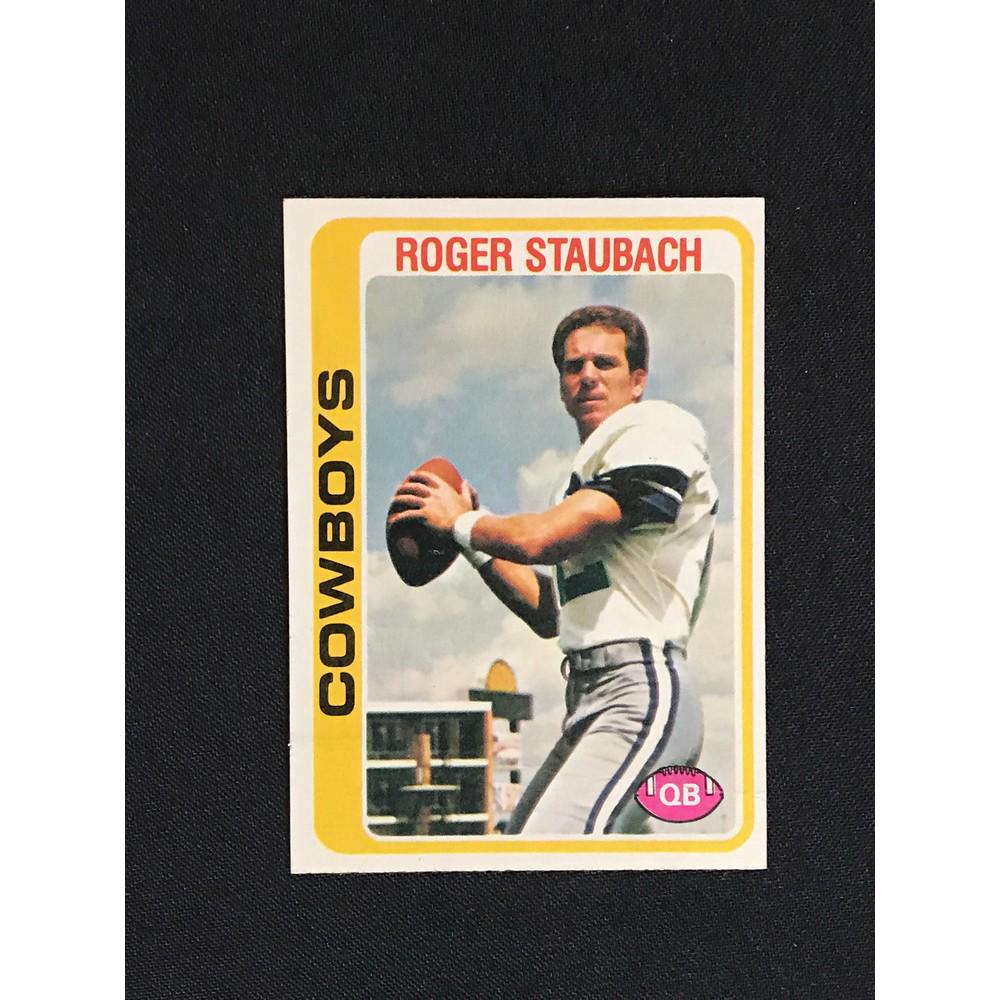 1978 Topps Roger Staubach Creased (1 of 2)
