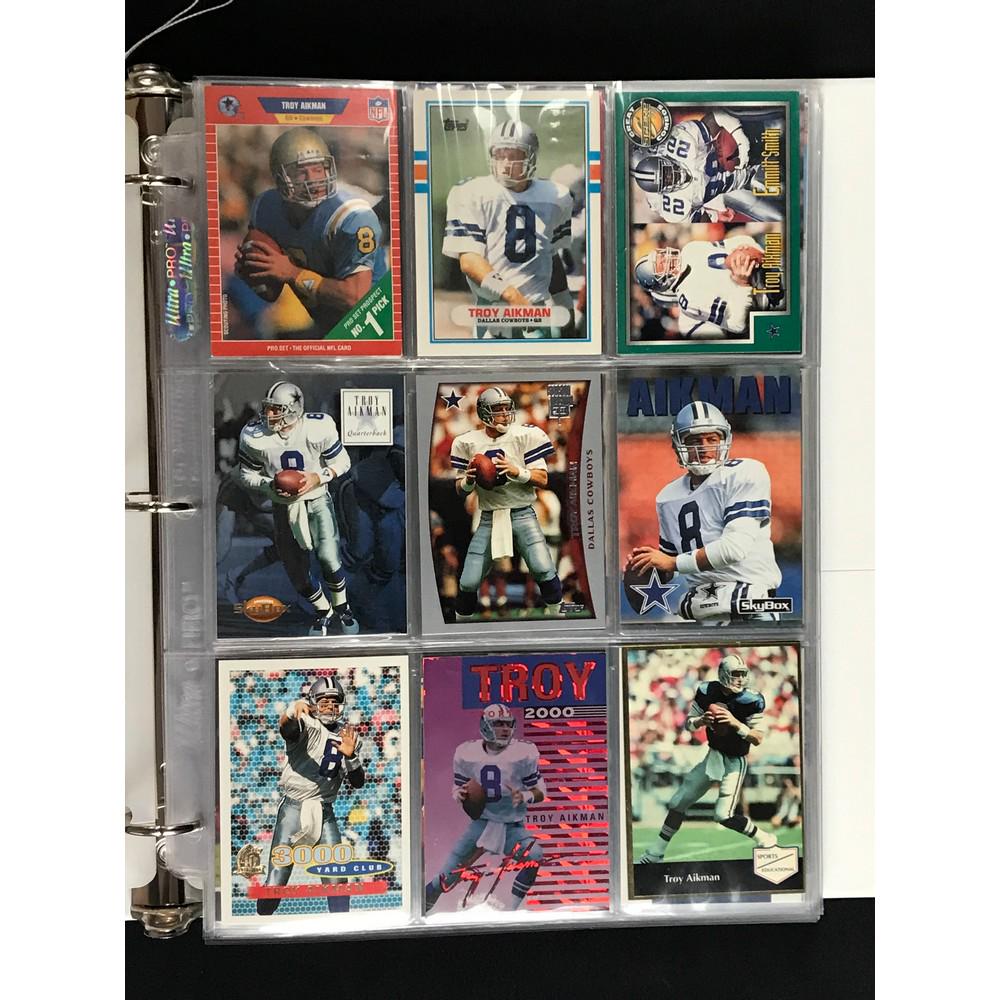 Over 200 Troy Aikman Cards With Rookies/inserts (1 of 6)