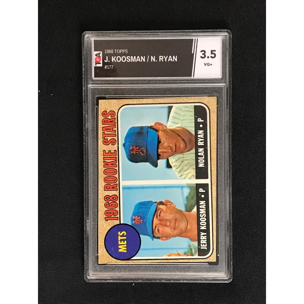 1968 Topps Nolan Ryan Rookie Card Tga 3.5 (1 of 2)