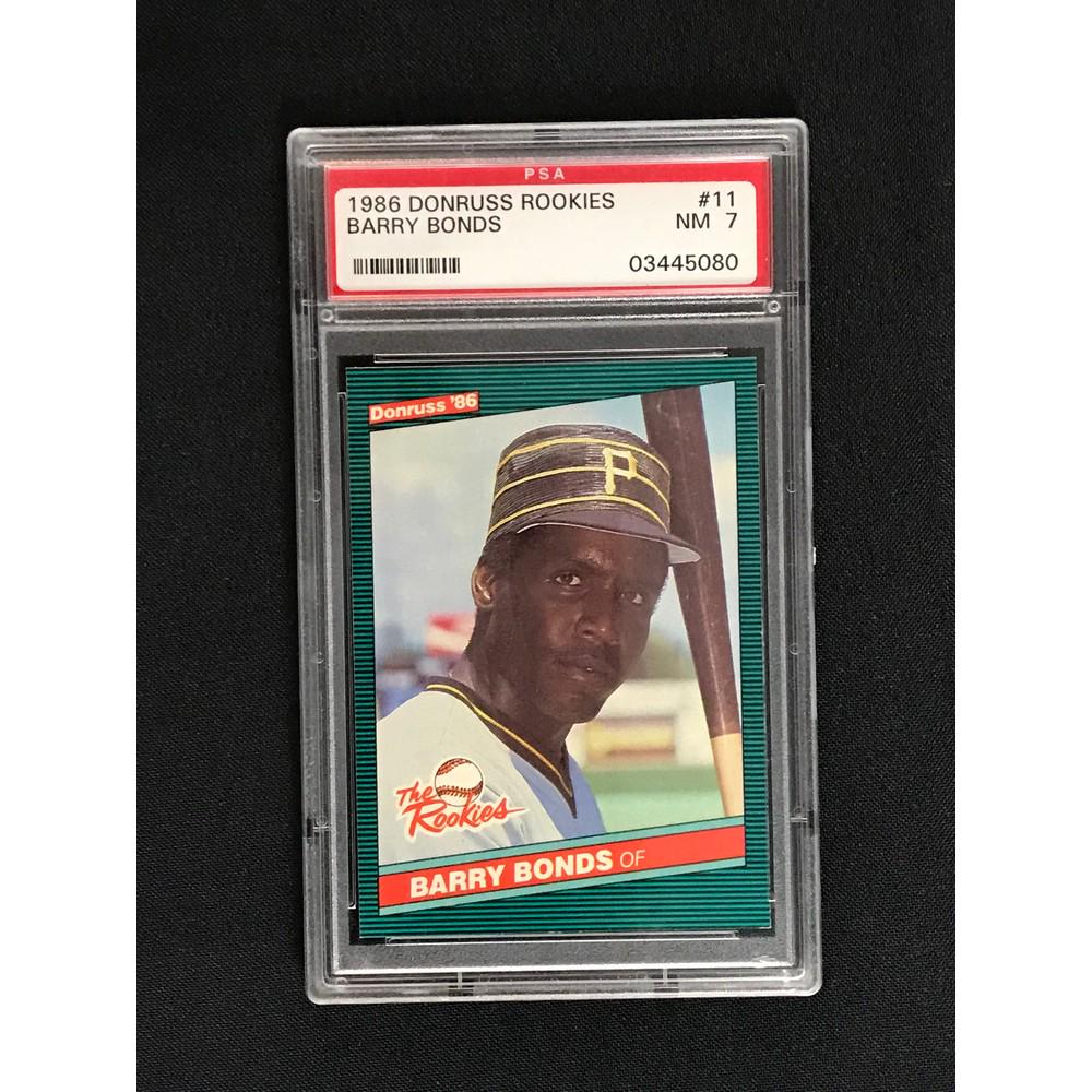 1986 Donruss Rc Barry Bonds Psa 7 (1 of 2)
