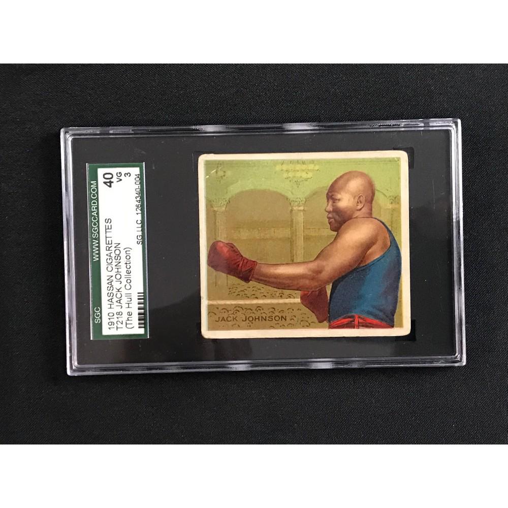1910 Hassan T218 Jack Johnson Sgc 3: 1910 Hassan T218 Jack Johnson Sgc 3