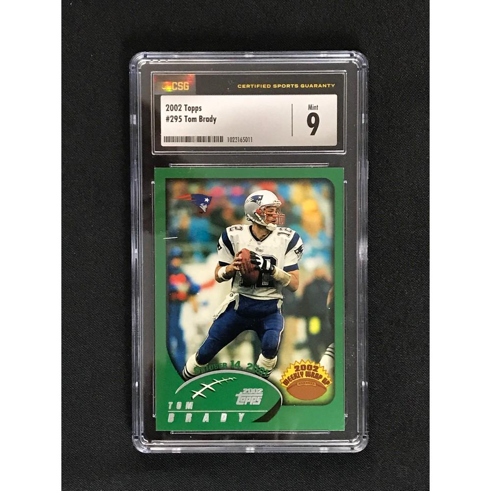 2002 Topps Tom Brady Csg 9 (1 of 2)
