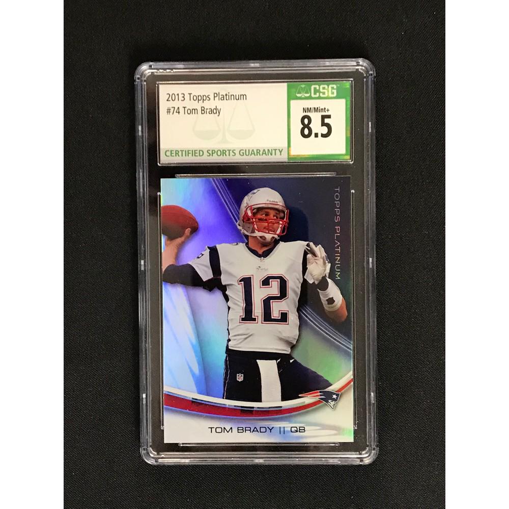 2013 Topps Platinum Tom Brady Csg 8.5 (1 of 2)