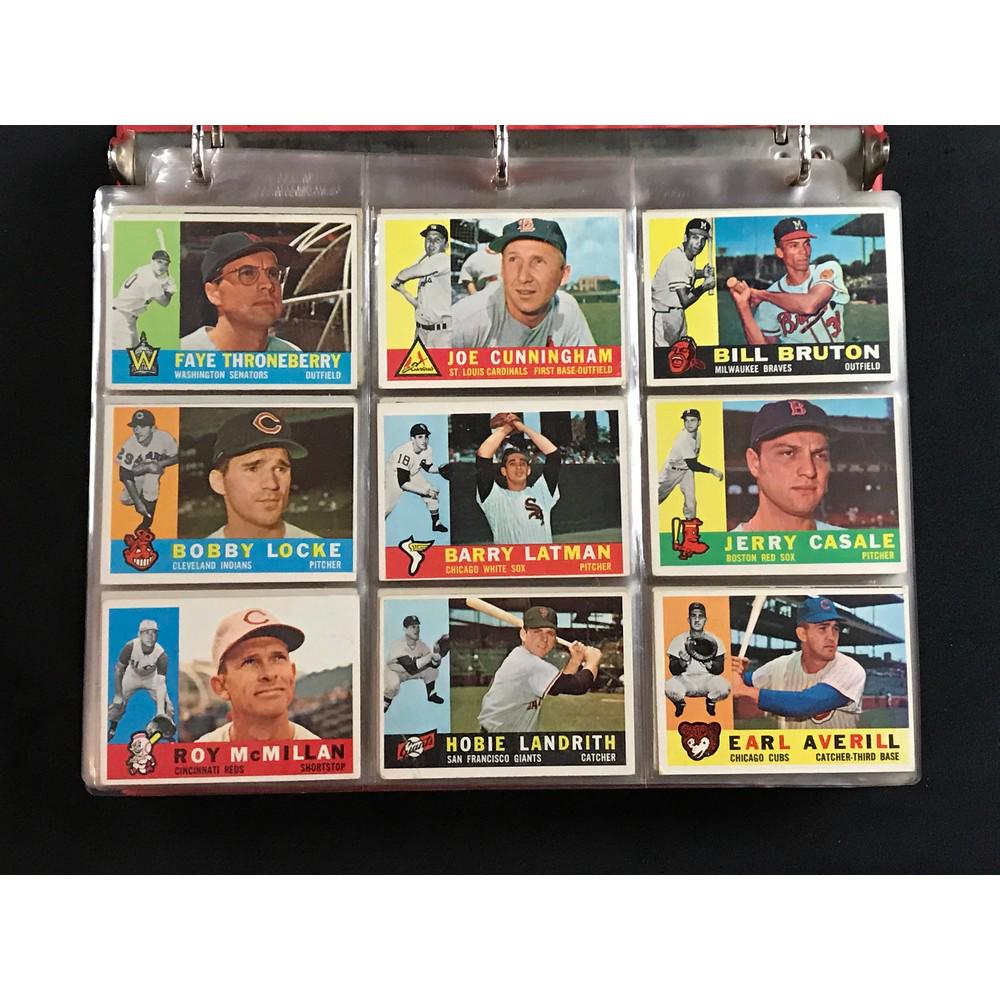 483 Different 1960 Topps Baseball Cards (1 of 6)
