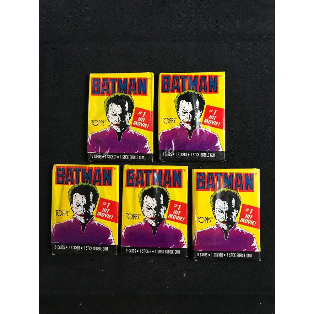 11 1989 Topps Batman Unopened Wax Packs (1 of 2)