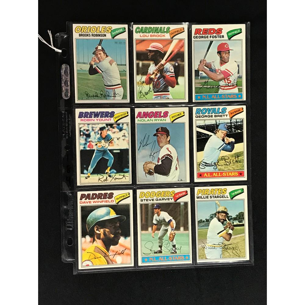 9 1977 Topps Baseball Stars/hof (1 of 2)
