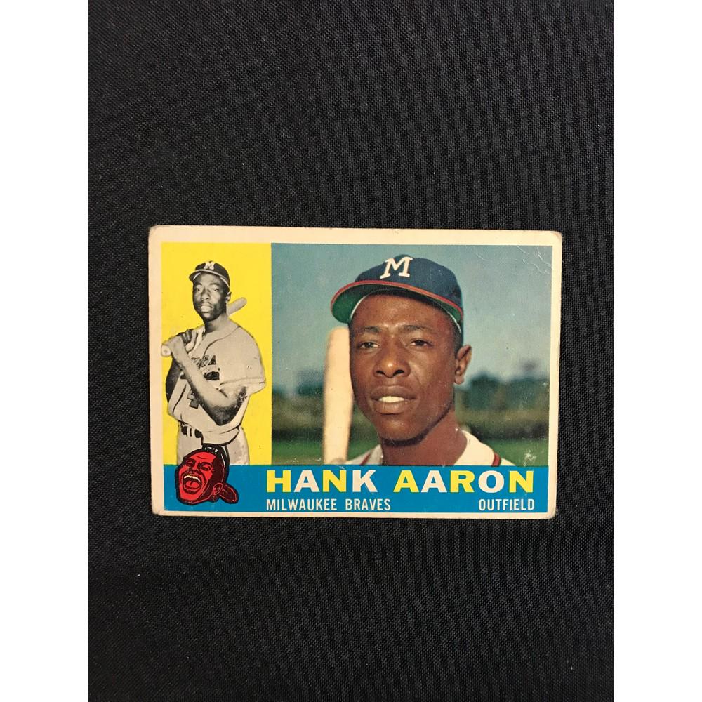 1960 Topps Hank Aaron Low Grade (1 of 2)