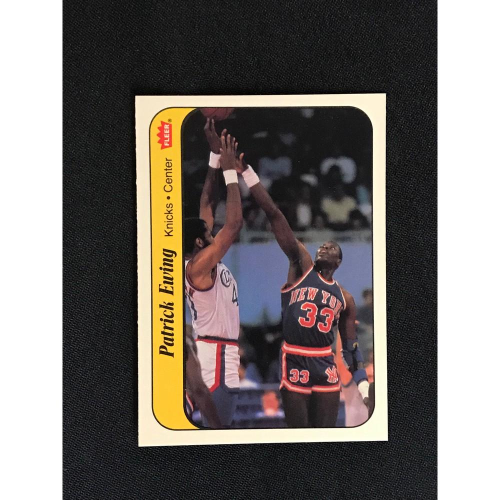 1986 Fleer Basketball Sticker Patrick Ewing (1 of 2)