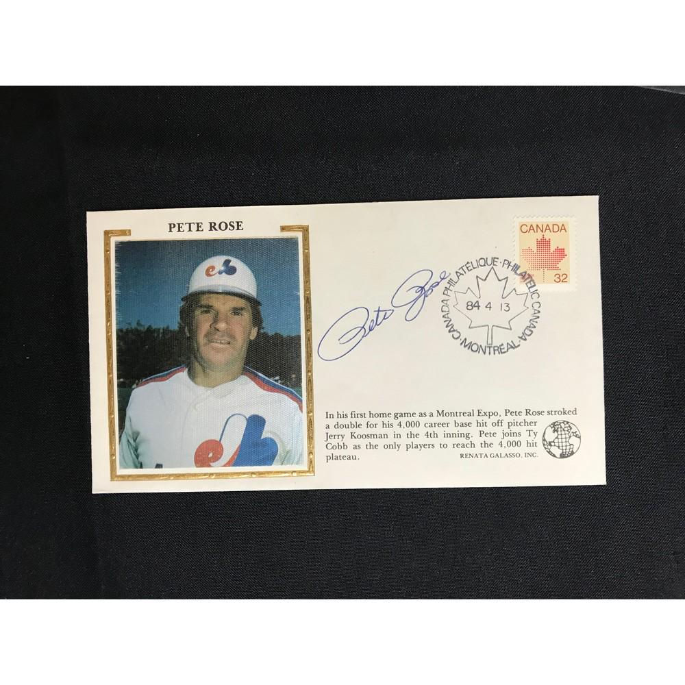 1984 Pete Rose Signed 1st Day Cover (1 of 2)