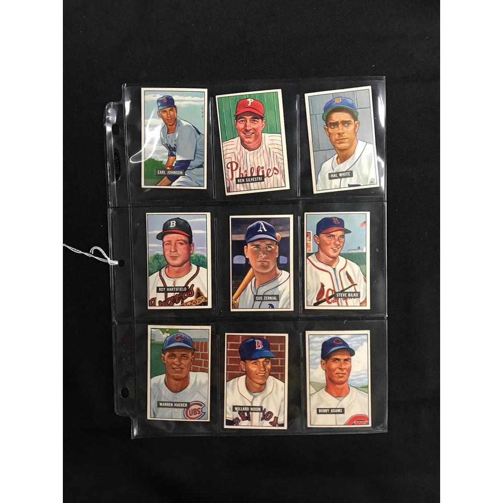 9 1951 Bowman Baseball High # Cards (1 of 1)